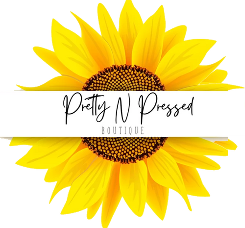 Pretty N Pressed Boutique logo