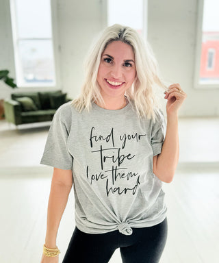 Black Friday Find Your Tribe, Love Them Hard Graphic Tee