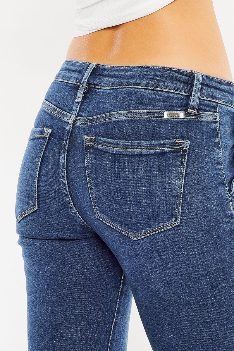 Deanna Mid Rise Capri Jeans