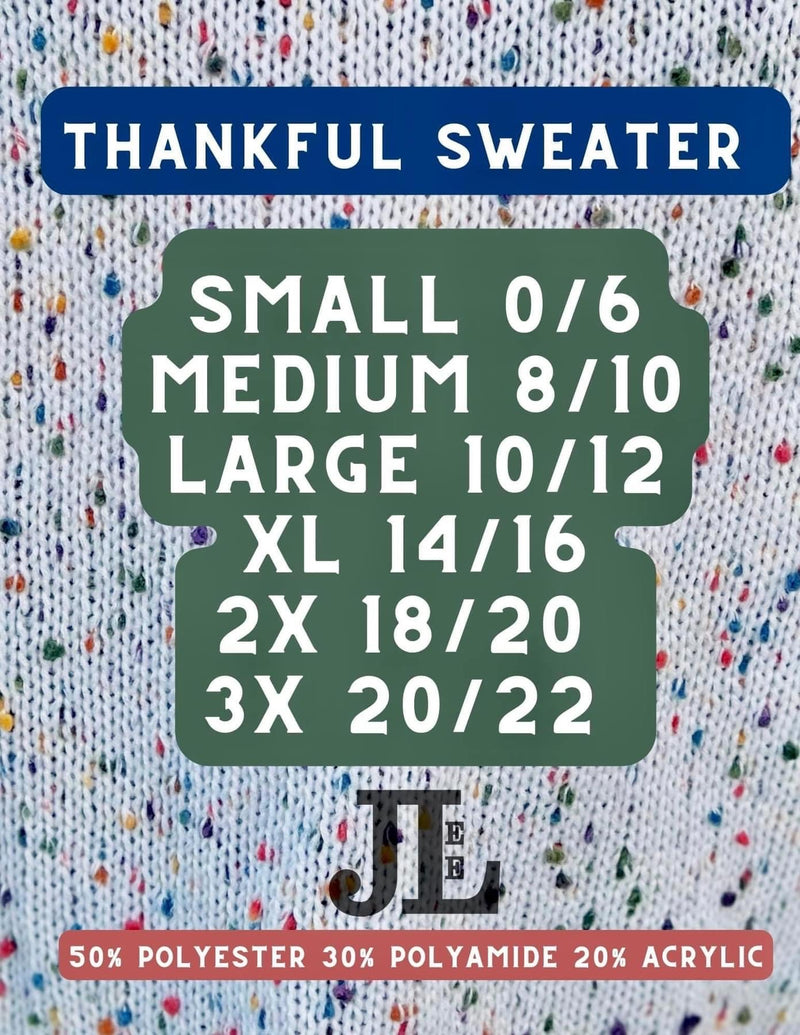 Preorder Thankful Sweater