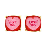 Love Stud Earrings