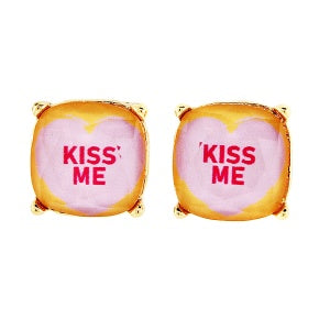 Love Stud Earrings