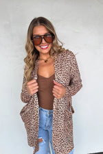 PREORDER- CAMO & CHEETAH PRINT LOLA CARDIGAN