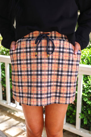 PREORDER- Nora Plaid Skort
