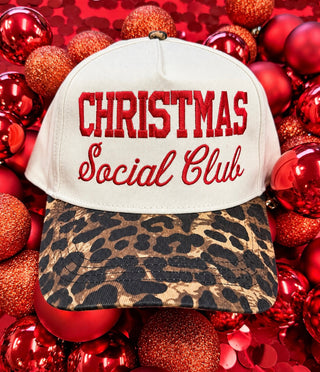 Christmas Social Club Leopard Hat