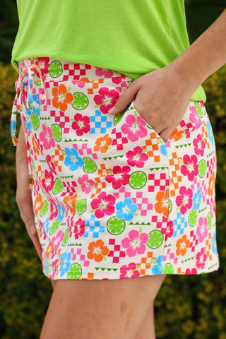 PREORDER- Check the Tropics Skort