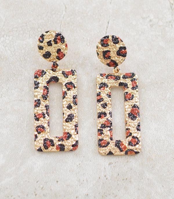 On time Leopard Earrings