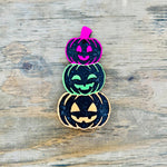 Halloween Triple Stack Jack-o-Lantern Car Freshie