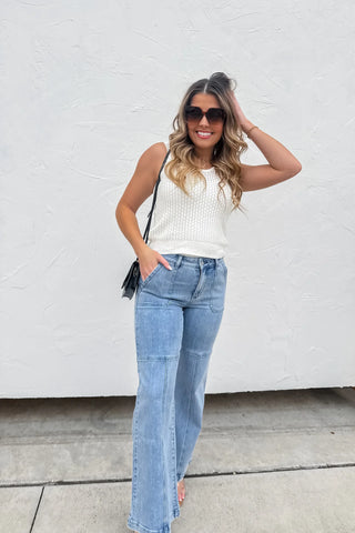 Natalia Wide Leg Trouser Jeans