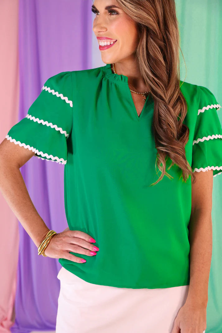 Carissa Ric Rac Top