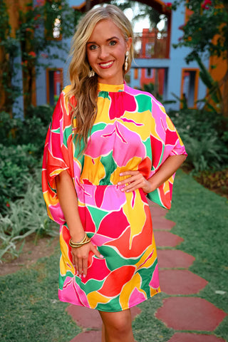 Emmaline Satin Dress