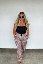 PREORDER- COCO CHEETAH JOGGER PANTS