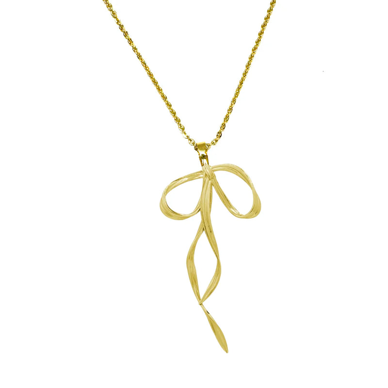 Long Bow Necklace