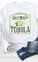 Salty Bitch Tequila Graphic Tee