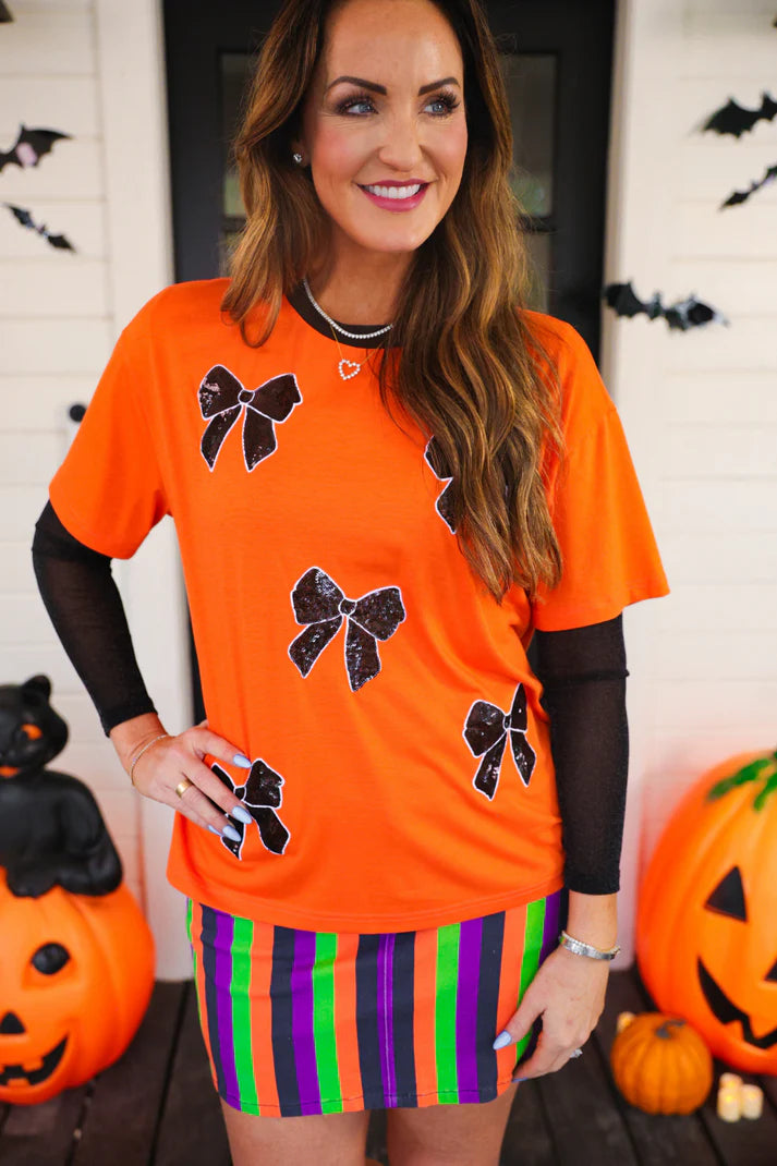 PREORDER Better Bow-lieve It Sequin Tee