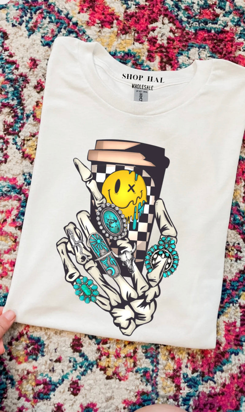 Preorder Checkered Coffee Tee