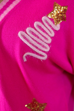 PREORDER- Tinsel Trees Relaxed Cardigan