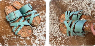 Black Friday Teal Tomorrow Sandal