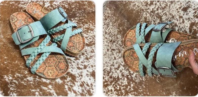 Teal Tomorrow Sandal