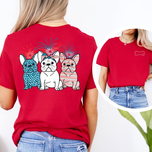Frenchie Fourth Tee