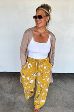 PREORDER- HADDIE FLORAL WIDE LEG PANTS