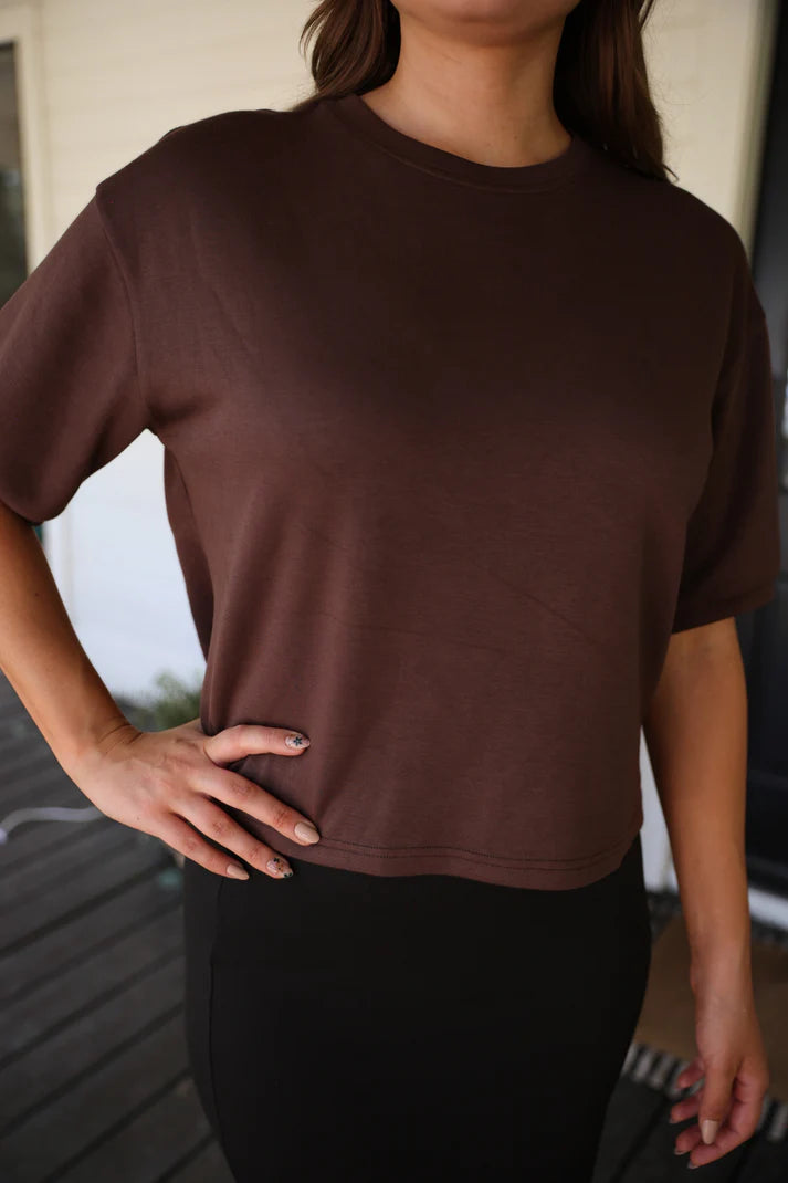 Preorder Casual Upgrade Half Sleeve Luxe Top