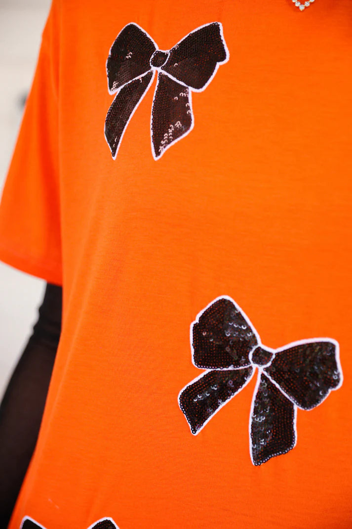 PREORDER Better Bow-lieve It Sequin Tee