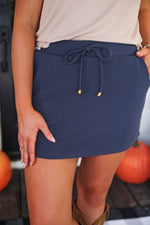 Preorder Well Loved Ribbed Skort