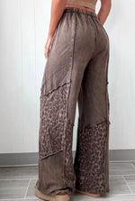 EVA Leopard Pants