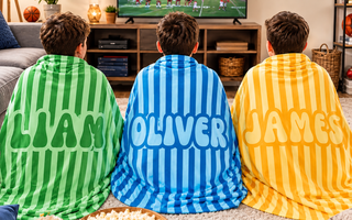 Custom Name Stripe Blanket Preorder