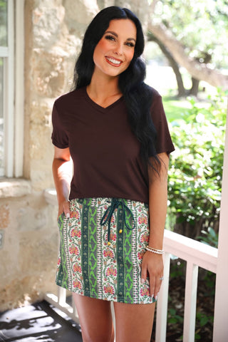 PREORDER- Paisley Manor Skort