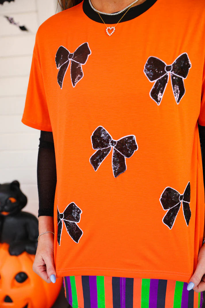 PREORDER Better Bow-lieve It Sequin Tee