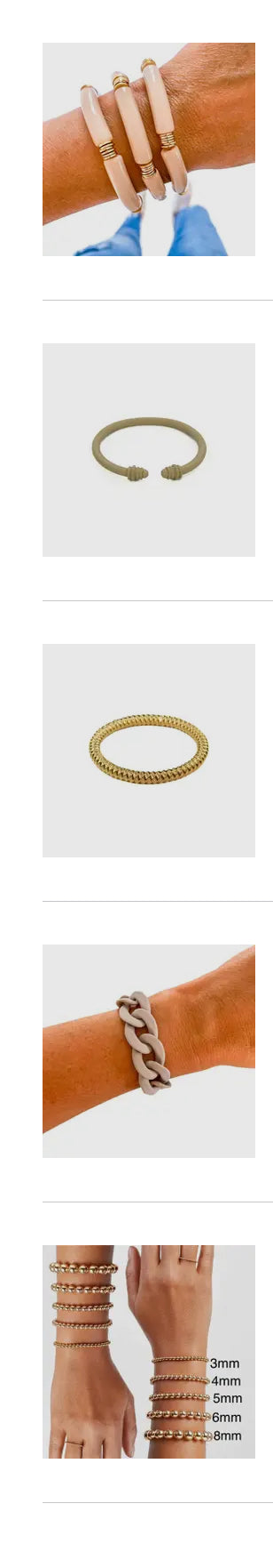 Custom Savvy Bracelet Stack