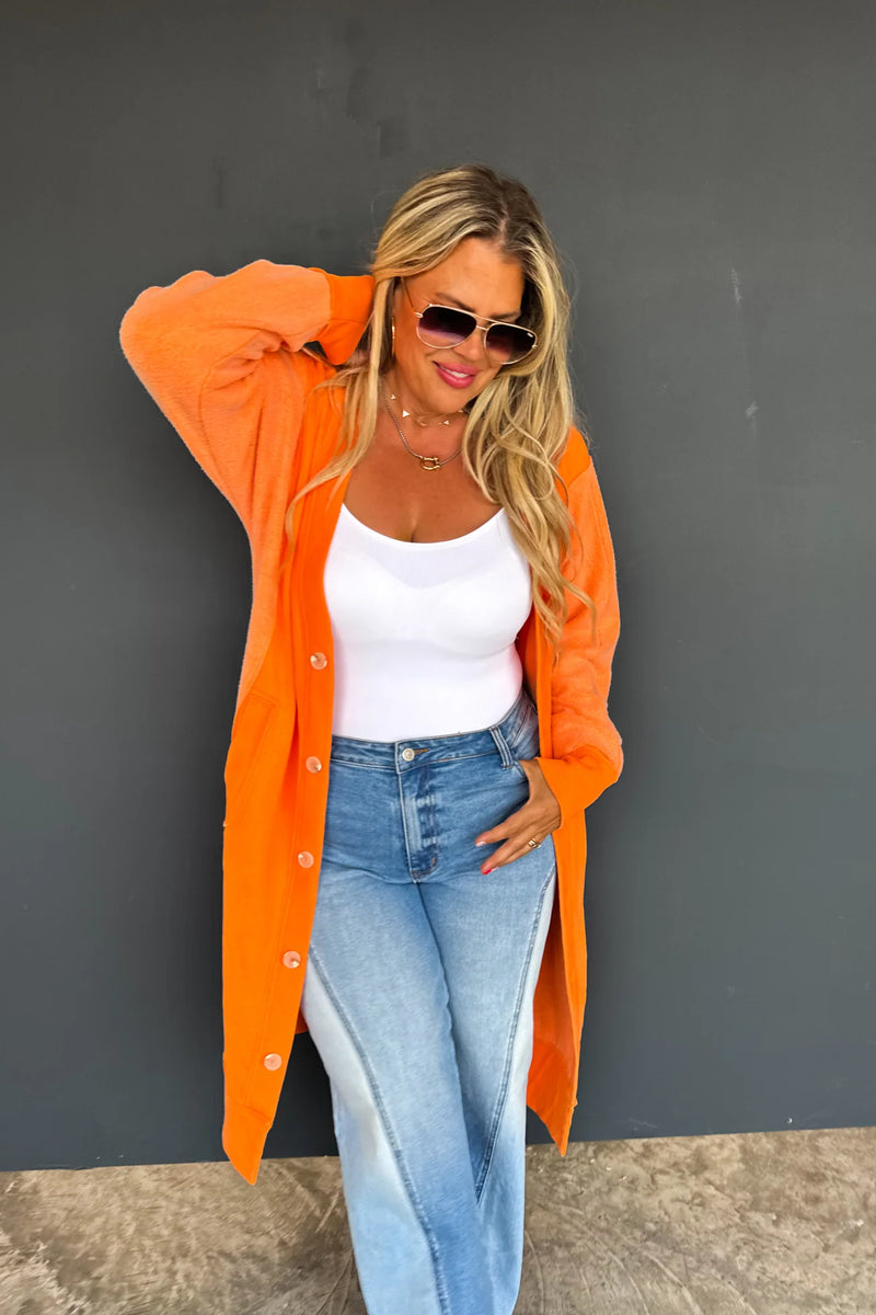 Preorder Desi Sweatshirt Cardigan