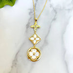 Mother Of Pearl Gold Necklace