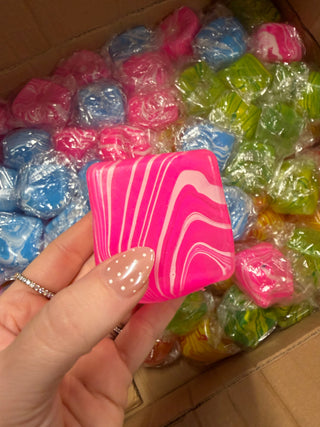 Tie Dye Stress Cube Squishy