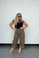 PREORDER Becky Leopard Barrel Jeans