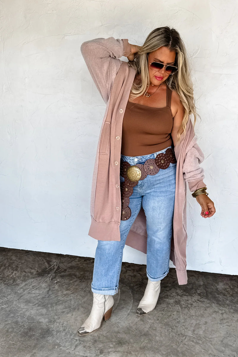 Preorder Desi Sweatshirt Cardigan