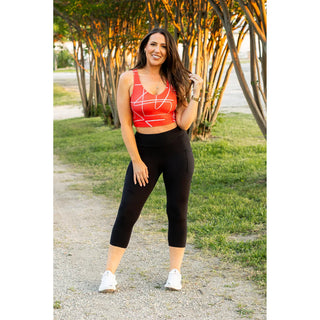 Cassandra Two Pack Capri Compression Leggings w Pockets