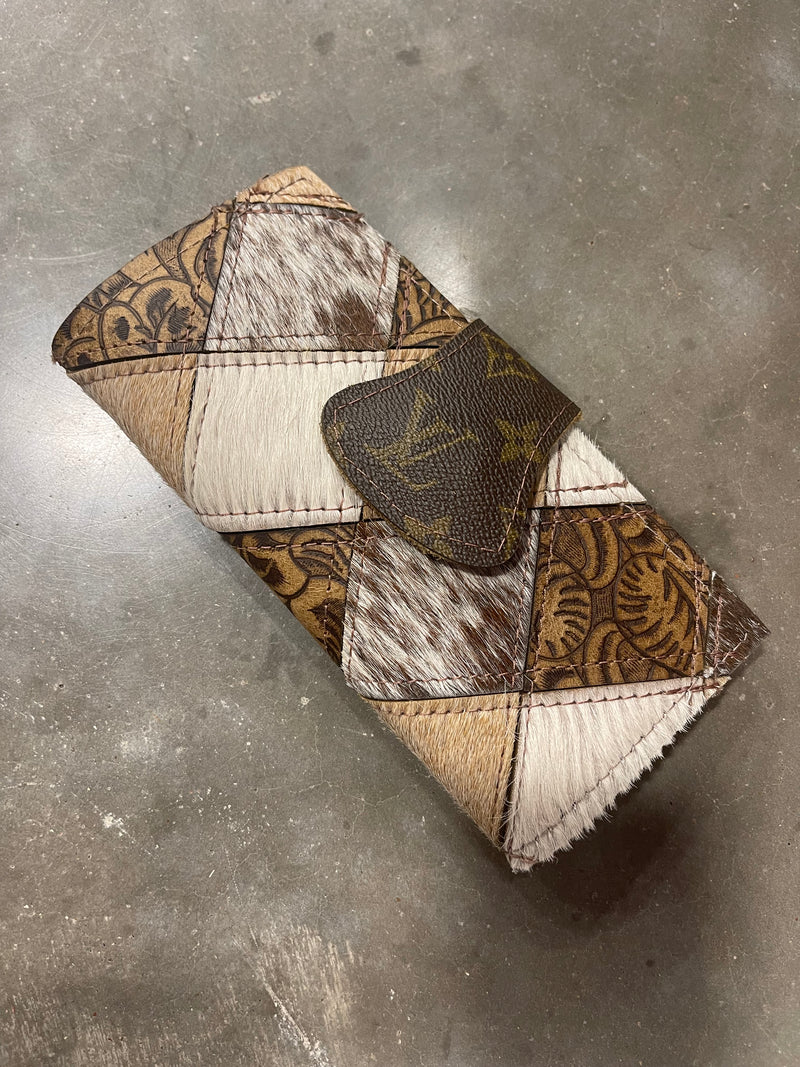 Cow Patchwork Wallet