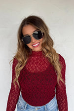 Preorder Jolie Lace Thumb Hole Top