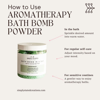 Aromatherapy Bath Bomb in a Jar – Relaxing Bath Soak with Essential Oils
