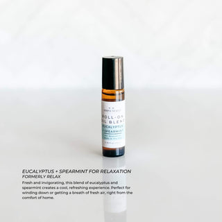 Aromatherapy Roll-On – Stress Relief & Focus Essential Oil Blend