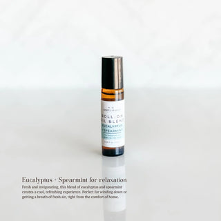 Aromatherapy Roll-On – Stress Relief & Focus Essential Oil Blend