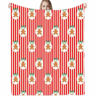 Striped Gingerbread Blanket *Pre Order*
