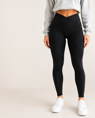 Max Sculpt Ribbed Leggings Regular Black Only