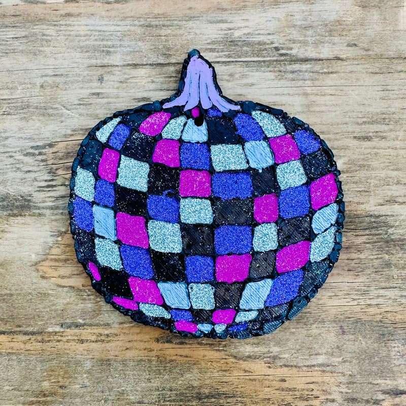 Halloween Disco Pumpkin Car Freshie