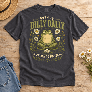 Born to Dilly Dally Frog Tee