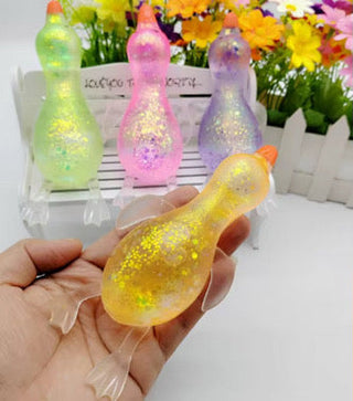 Glitter Duck Squishy - *READY TO SHIP*