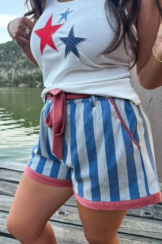 PREORDER PIPER STRETCH DENIM SHORTS